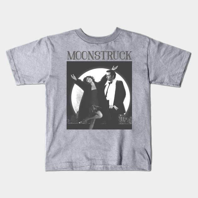 Moonstruck // Movie Retro Kids T-Shirt by akunetees